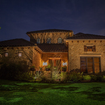 Low Voltage Up Lighting and Moon Lighting- Southlake