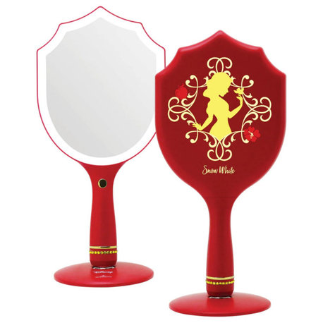 Snow White LED Handheld Makeup Mirror