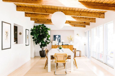 Dining room - 1960s dining room idea in Denver