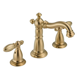 Delta Victorian&reg; Two Handle Widespread Lavatory Faucet - Bathroom Sink Faucets