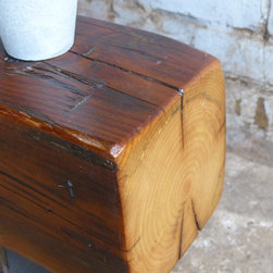 Reclaimed barn beam bench - Indoor Benches