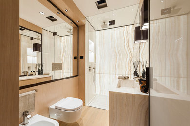 Idee per una stanza da bagno minimal