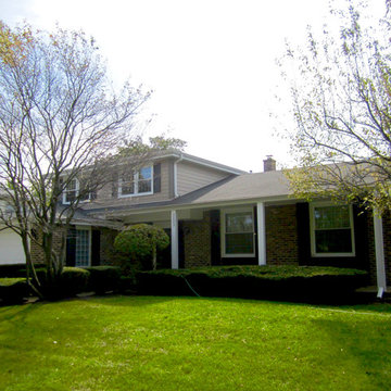 Glenview, IL Siding Split Level Style James Hardie Siding