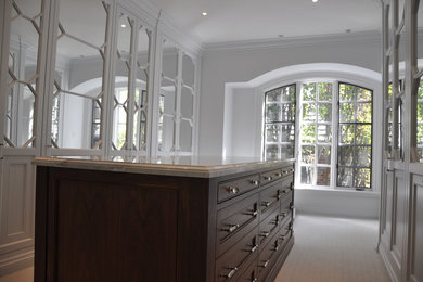 Inspiration for a transitional closet remodel in Toronto
