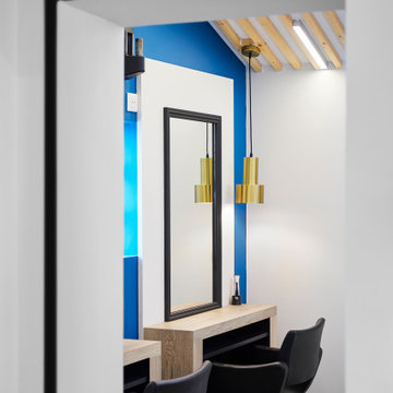 Rénovation complète d'un salon de coiffure