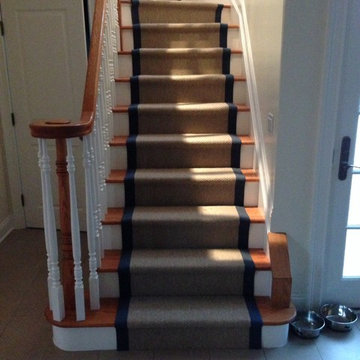 Custom Curved Wide Binding Sisal Runners