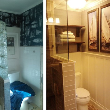 Bathroom Remodel Noce 2x4 Floor