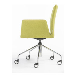 Frame 5-Ways Swivel Office Armchair by B&T - Armchairs And Accent Chairs