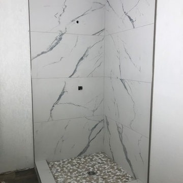 24"x48" Large Format Tiles Shower