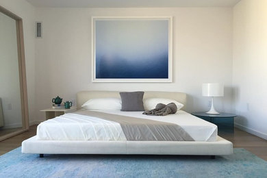 Minimalist bedroom photo in San Francisco