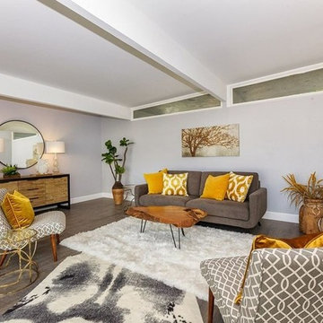 Midcentury Transitional Home Stage
