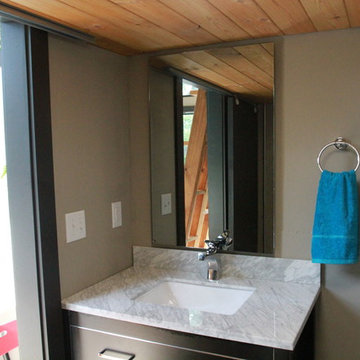 Dumpster turned tiny home