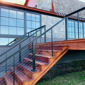 Honorable Mention - December 2020 - Tigerwood deck and stairs