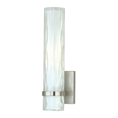Vilo 1 Light Satin Nickel Bathroom Wall Fixture