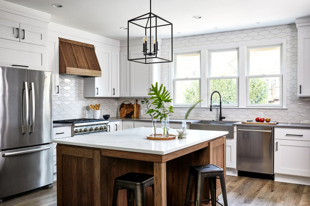 Transitional Kitchen by Case Architects & Remodelers