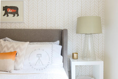 Inspiration for a small guest bedroom remodel