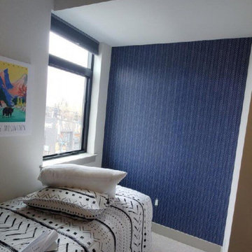 Bedroom wallpaper installation Plano, TX