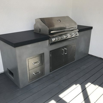 Smooth Finished Outdoor Kitchen