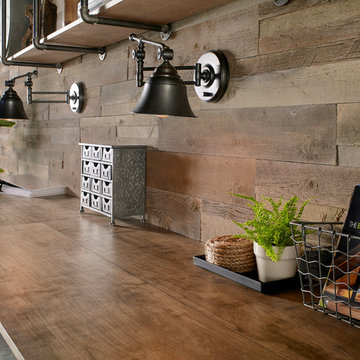 Modern Wood Plank Wall