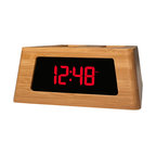 Power Hub Ultra with Sleek Alarm Clock, Eco-Friendly Bamboo