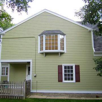 Heathered Moss Exterior, Wilmette, IL James Hardie Siding Remodel