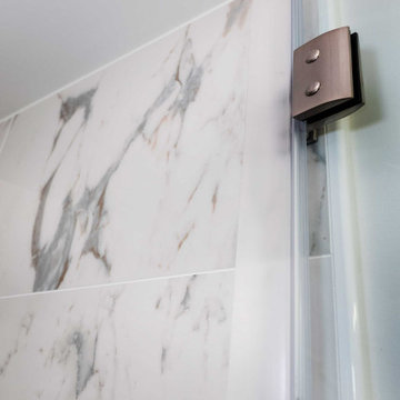 Bath Remodel with Natural Stone Tiles