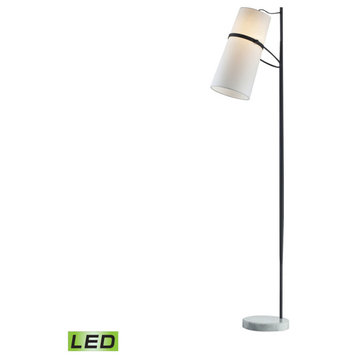 Banded Shade LED Floor Lamp