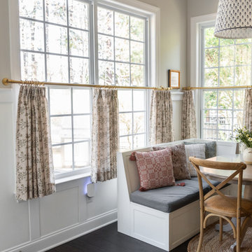 Sara Le Print Linen Pleated Cafe Curtains by TWOPAGES