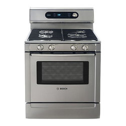 Bosch 30" Dual Fuel Freestanding Range, Full Stainless | HDS7282U - Gas Ranges And Electric Ranges