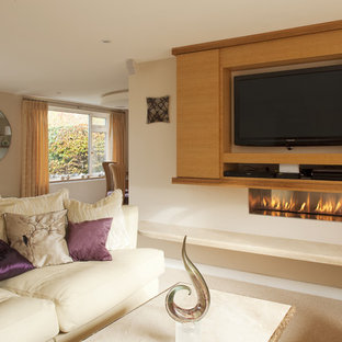 Fireplace Under Tv | Houzz