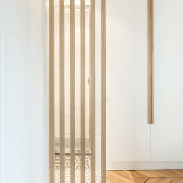 Clarté et authenticité pour cet appartement parisien de 71 m²