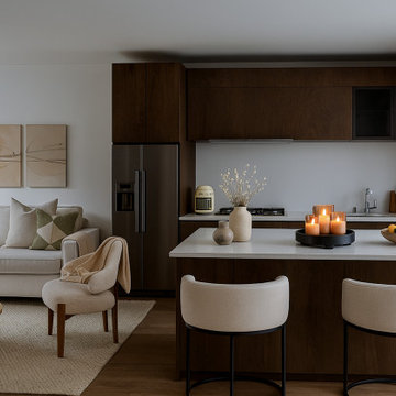 Modern Condo Redesign, Oakville, Ontario