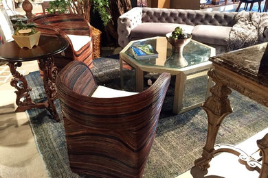 Inspiration for a transitional family room remodel in Minneapolis