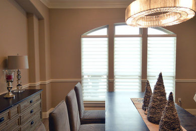 Dining room - traditional dining room idea in Austin