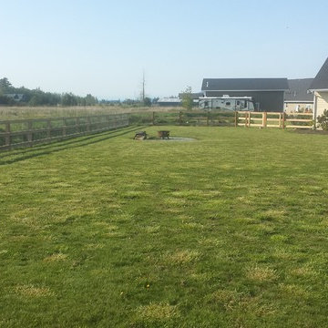 Cedar, 3 Rail Horse Fence, With Wire