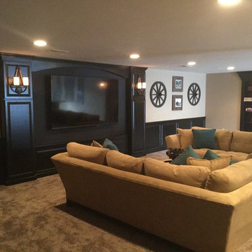 Novi Traditional Finished Basements