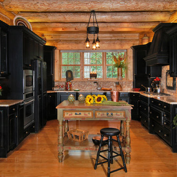 Log Cabin Kitchen