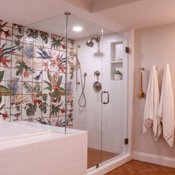 Tropical Master Bathroom Oasis