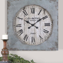 Uttermost Paron Square Wall Clock - Products