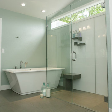 Clean & Modern Master Bathroom