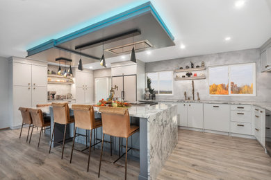 Inspiration for a modern home design remodel in Other