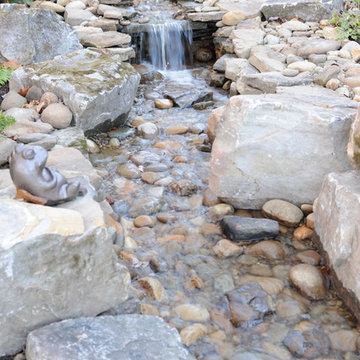 Custom Landscape with Water Features