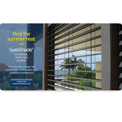 Sure Shade External Venetian Blinds Automated