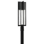 Hinkley - Shelter 1-Light Outdoor Light In Black - Shelter's minimalist style in aluminum creates a chic, dramatic statement as the light from above grazes through its clear seedy glass. Shelter comes standard Dark Sky compliant.  This light requires 1 , 4W Watt Bulbs (Not Included) UL Certified.