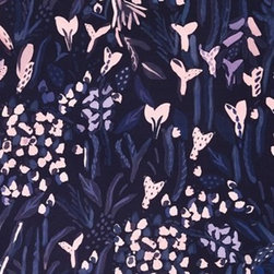 Sorana Indigo - Roman blind, curtain and cushion fabric - Roman Shades