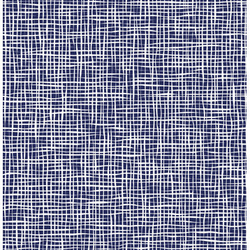 Shanti Blue Grid Wallpaper Bolt