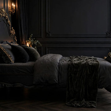 French provincial Luxury bed | Custom bedroom furniture| French bedroom style