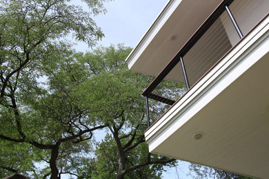 Inspiration for a modern exterior home remodel in Chicago