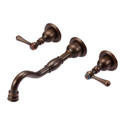 Danze Opulence&trade; Two Handle Wall Mount Lavatory Faucet Trim Kit - Bathroom Faucets And Showerheads