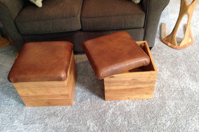 Upholstered footstools
